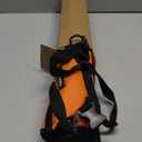 Tool Bag Roll Up 4 Large Zipper pockets 2 detachable pockets for Hand Tools and Small Hardware Organizer Orange Roll Up Tool Bag for Car 13 in