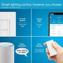 Lutron Caseta Original Smart Light Switch (Lutron Smart Hub Required), for Home, LED Lights, and Fans, 6 Amp, Single-Pole/3-Way, Neutral Required, PD-6ANS-IV, Ivory