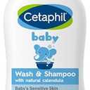 Cetaphil Baby Wash & Shampoo with Organic Calendula, Tear Free, Paraben, Colorant and Mineral Oil Free, 13.5 Fl. Oz