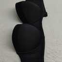 Women's Push up Strapless Bra with Clear Straps for Big Bust, Never Move On Party Band Size(34-48) Cup B/C/D/DD/DDD/G