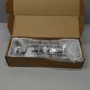 Under Desk Cable Management Tray White, Cinati Wire Organizers No Drill, Cable Tray with Clamp for Wire Management, Cord Organization Box for Office, Home - No Damage to Desk (13.4"-1 Pack)