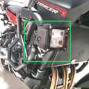 Motorcycle Spotlight Mount Brackets, Motorbike Tube Clamp Turn Signal Mounting Clamp Fog Light Holder for 1.5"-2.36" ATV UTV Roll Bar (2 Pcs)