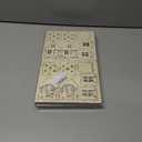 2 x sulanmo 1 Set Christmas Wooden DIY House Xmas Unfinished Wooden Village Mini House Landscape Decors for Xmas Party Tabletop Mantle Decor