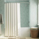 Zenna Home Fabric Shower Curtain 70X72