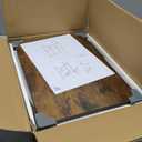 Snughome 10-20 Gallon Fish Tank Stand, Aquarium Stand 2-Tier Storage Shelves, Heavy Duty Terrarium Stand for Home Office Fish Tank Shelf, 24" L x 11.8" W x 30.7" H, Rustic Brown