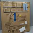 Cumbor 29.7-48" Baby Gate for Stairs, Mom's Choice Awards Winner-Dog Gate for Doorways, Auto Close Safety Pet Gate for Dogs Indoor, Easy Install Pressure Mounted Child Gate with Walk Thru Door, Brown