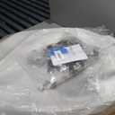 Motorcycle 17" Windshield Clear Touring Wind Deflector Compatible with Harley RH 975 RH975 Nightster 975 2022-2025 / Nighster 975 Special RH975S 2023-2025 Quick-Release 19.6" Width Windscreen (17 Height Black Clamp)