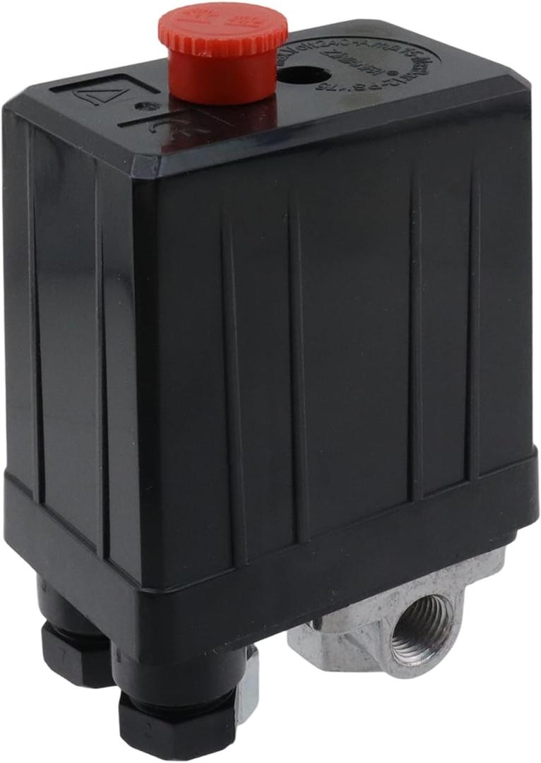 Central Pneumatic Air Compressor Pressure Switch Control Valve Replacement Parts 4-Way Air Compressor Pressure Switch Valve