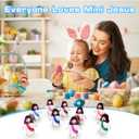 100 PCS Little Jesus Figures Mini Jesus Figurines in Bulk 10 Colors Tiny Religious Party Favors, Baptism Gifts Religious Gifts for Easter Egg Stuffers