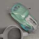 4 Pack Baby Bottle Handles, Silicone Bottle Handles for Dr Brown Wide-Neck Baby Bottles (White+Blue+Green+Grey)