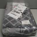 BEQHAUSE Door Mat Indoor Entrance Dirt Trapper Rugs for Entryway Non Slip Welcome Mat Absorbent Floor Mat Low Profile Washable Front Doormat for Dirty Paws, 32" x 48", Grey