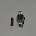 MioHHR Stainless Steel Watch Band with Case Compatible with Apple Watch Ultra3/2/1 Series 11 10 9 8 7 6 5 4 3 2 1 SE3/2/1, Metal Strap with Protective Cover for iWatch 49/46/45/44/42/41/40/38mm Men (Silver)