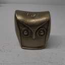 3.6IN Aluminum Owl Gold