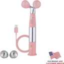 Spa Sciences ISLA Ice + Heat Contouring Roller (Face, Neck, and Dcolletage)  Including Steel + Bonus Genuine Rose Quartz Globes