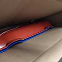 Toboggan Snow Sled for Adults, 48in Plastic Sleds with Pull Rope and 4 Handles, Outdoor Plastic Snow Sled for Kids and Adults