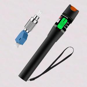 Visual Fault Locator (VFL Pen) Fiber Optic Tester, Fiber Finder & Cable Tester for FTTH Network Maintenance, Universal 2.5mm Connector Compatible with FC, SC, ST & LC (Adapter) Connectors