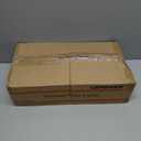 LEPOWER Wood Tripod Floor Lamp, Mid Century Standing Lamp for Living Room, Flaxen Lamp Shade, Modern Design Standing Lamp with E26 Base, Tall Floor Light for Bedroom, Study Room and Office Brown