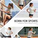 Yoga Women Short Sleeve T-Shirts UPF 30+ Sun Protection Quick Dry Athletic Running Workout Tops Ultra-Soft (XXL)