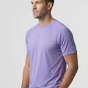 5 Pack Men’s Active Quick Dry Crew Neck T Shirts | Athletic Running Gym Workout Short Sleeve Tee Tops Bulk (L)