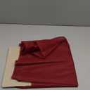 OWENIE Sheer Curtains, Sheer Curtains 84 inch Length 2 Panels Set, Rod Pocket Voile Fimly Sheer Drapes for Living Room/Bedroom, 2pcs, Each 42" W x 84" L, Burgundy