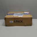 6 Pack Upgrade Harder Shoe Organizer, Shoe Storage with Magnetic Front Door, Clear Shoe Boxes Foldable Space-Saving Shoe Rack for Sneaker Boot Container, Black