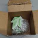 Honeydak 2 Pack Toilet Bolt Caps Decorative Green Leaves Toilet Bolt Screw Covers Cute Ceramic Bathroom Decor Fun Themed Gadgets Bathroom Replacement Parts