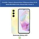 Ailiber for Samsung Galaxy A35 Phone Case, Galaxy A35 5G SM-A356 Case with Screen Protector, Ring Kickstand for Magnetic Car Mount, Heavy Duty Protective Rugged Shockproof Cover for Samsung A35-Blue