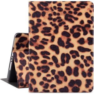Vimorco iPad 10.2 Case 2019/2020/2021, iPad 7th/8th/9th Generation Case, Premium Protective Smart Case Auto Sleep/Wake Multi-Angle Stand Cover for iPad 7th/8th Gen, Leopard