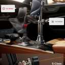 6 x LISEN Upgraded Version Cup Phone Holder for Car 360 Adjustable Long Neck Car Phone Mount Golf Cart Phone Holder, Truck Jeep Accessories for iPhone 17Pro Max Google and All Phones, Blue Kits