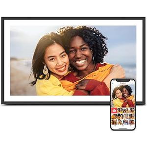 64GB 15.6" Frameo Digital Picture Frame WiFi, Large Electronic Photo Frames 1920 x 1080 IPS FHD Touch Screen, Send Photos from Your Phone from Anywhere, Best Gifts for Parents and Grandparents
