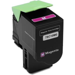 78C10M0 Toner Cartridge Magenta Compatible with lexmark CS421 CX421 CS421dn CS521 CX521 CS521dn CS522 CX522 CS522de CS622 CX622 CS622de CX622ade CX625 CX625de CX625adhe Printer, 1400 Page Yield