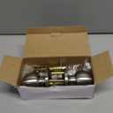 BESTTEN Keyed Entry Door Knob with Lock, Heavy Duty Interior and Exterior Door Lock, Standard Ball, Satin Nickel