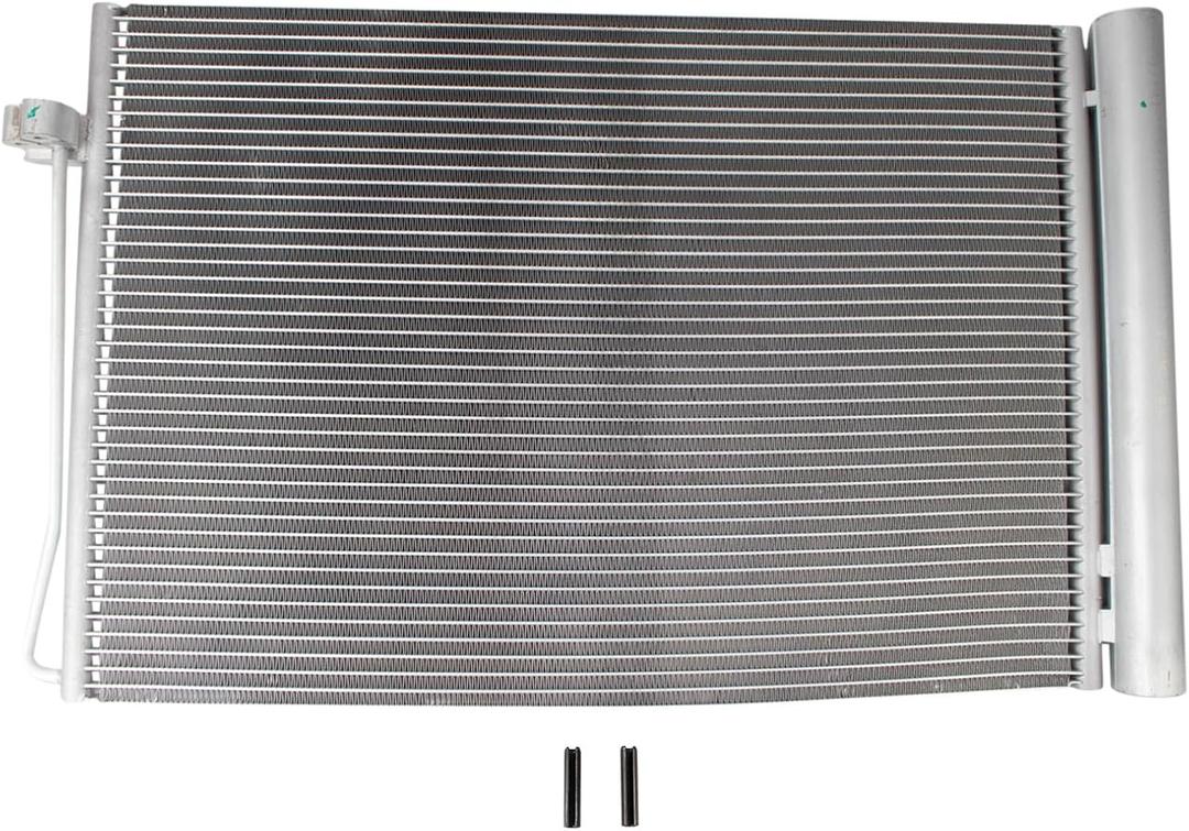 TRQ Air Conditioning A/C Condenser Compatible with 2002-2010 BMW