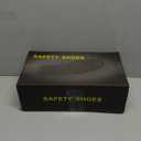 ORISTACO Non Slip Kitchen Chef Shoes Waterproof Lightweight Nursing Garden Food Service Leather Work Clogs, 926 Black 38