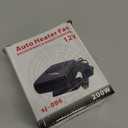 Portable Car Heater, 12V 200W Fast Heating & Cooling Fan, Windshield Defogger with 360 Rotary, Black, Universal Fit for Vehicle Car RV SUV