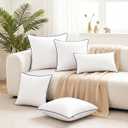 Oubonun 30 x 30 Throw Pillow Inserts Set of 2