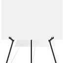 Black Easel Stand for Wedding Signs, Posters & Paintings - 63" Adjustable Portable Display Easel for Welcome Signs, Art Canvas, Pictures - Folding Tripod Stand with Carry Bag (1 Pack)