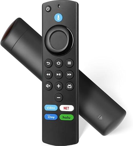 Voice Remote Replacement Control Compatible with All FireSeries, for Stick 4K Max/4K (1st/2nd Gen) & All Fire-TCL TVs Cube, TVs Stick (2nd/3rd Gen)/Lite/QLED, and Insignia Pioneer HD Omni Series
