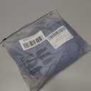 SOLY HUX Women's One Shoulder Blouse Short Sleeve Drawstring Side Casual Summer Crop Tops (Blue, L)