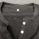 Summer Tops for Women 2026 Trendy Dressy Casual Blouse Puff Short Sleeve Shirts Knit Henley V Neck T Shirt Tunic