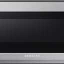 SAMSUNG 1.1 Cu Ft Smart SLIM Over the Range Microwave Oven w/ 550 CFM Hood Vent, Wi-Fi, Voice Control, LED Light Bar, Sensor Cook, 1100 Watt, ME11A7710DS/AA, Fingerprint Resistant Stainless Steel