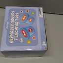 Joyreal Alphabet Learning Toys for Toddlers - 26 Alphabet Soup Sorters with 245 Flash Cards for Early Letter Awareness & Recognition - Fun Education Classroom Supplies Alphabet Sounds Teaching Games