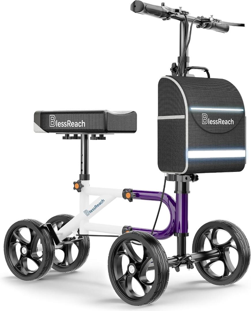 BlessReach Lightweight Knee Scooter for Adults for Foot Injuries,Knee Pad
