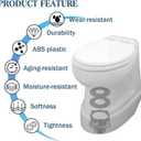 Dometic RV Toilet Seal Replacement for Sealand/VacuFlush 510+,511H,2010,2011,1006,1106,506+,706,709, Include 385316140,385311462 RV Flush Seal and 385310063 RV Toilet Seal, 3 in 1 Combo Kit