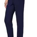 Willit Women's Golf Travel Pants Lounge Sweatpants 7/8 Athletic Pants Quick Dry On The Fly Pants (Navy Blue) S 