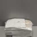 Brothersbox 100Pcs White Paper Gift Bags Medium Size 8x4.75x10 inch, Kraft Paper Bags with Handles Bulk for Shopping, Craft, Business, Retail, Party Favor, Takeout, Goodie, Grocery