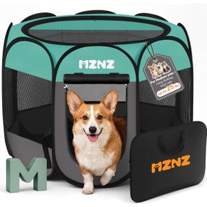 Dog Cat Small Animal Puppy Playpen Crate, Medium, Blue
Portable Pop Up Pet Cage Enclosure Tent Kennel Indoor Outdoor with Carrying Case, No Assembly, Camping Use