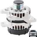 MUCO New Alternator 373002E820 Compatible with Hyundai Tucson 16-21 K-i-a Soul 2017-2019 L4 2.0L 150Amp/12Volts CW 6-Groove Pulley 21002N 21002 2624670