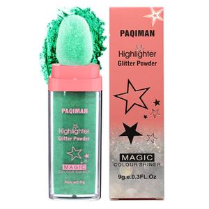 Green Glitter Powder, Sparkling Neon Outfit Party Rave Festival Accessories Body and Face Highlighter Makeup. (04# Green) (1 Ounce (Pack of 1)), Expiry: 2029/11/17