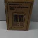 Milkhouse Space Heater, 1300W/1500W Electric Heater with Thermostat, 3 Heat Settings, Safe and Quiet for Home Garage Workshop Warehouse, Black